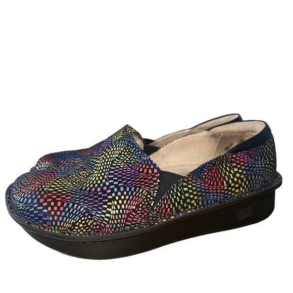 Alegria Women’s Slip-On Comfort Shoes Leather Multicolor Size 8.5 US / 39 EU - Picture 4 of 11